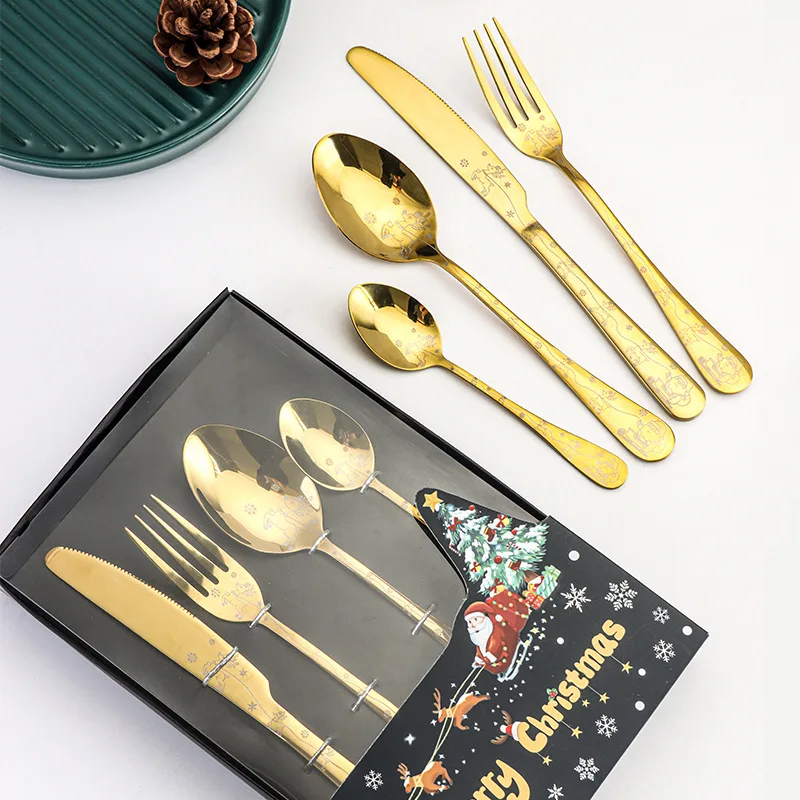 Utensils for Kitchen Accessories Dining Room Utensil Set Portable Gift