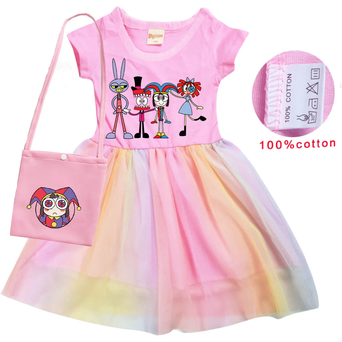 Рисунок 2 - Мультяшное платье Pomni Jax детская