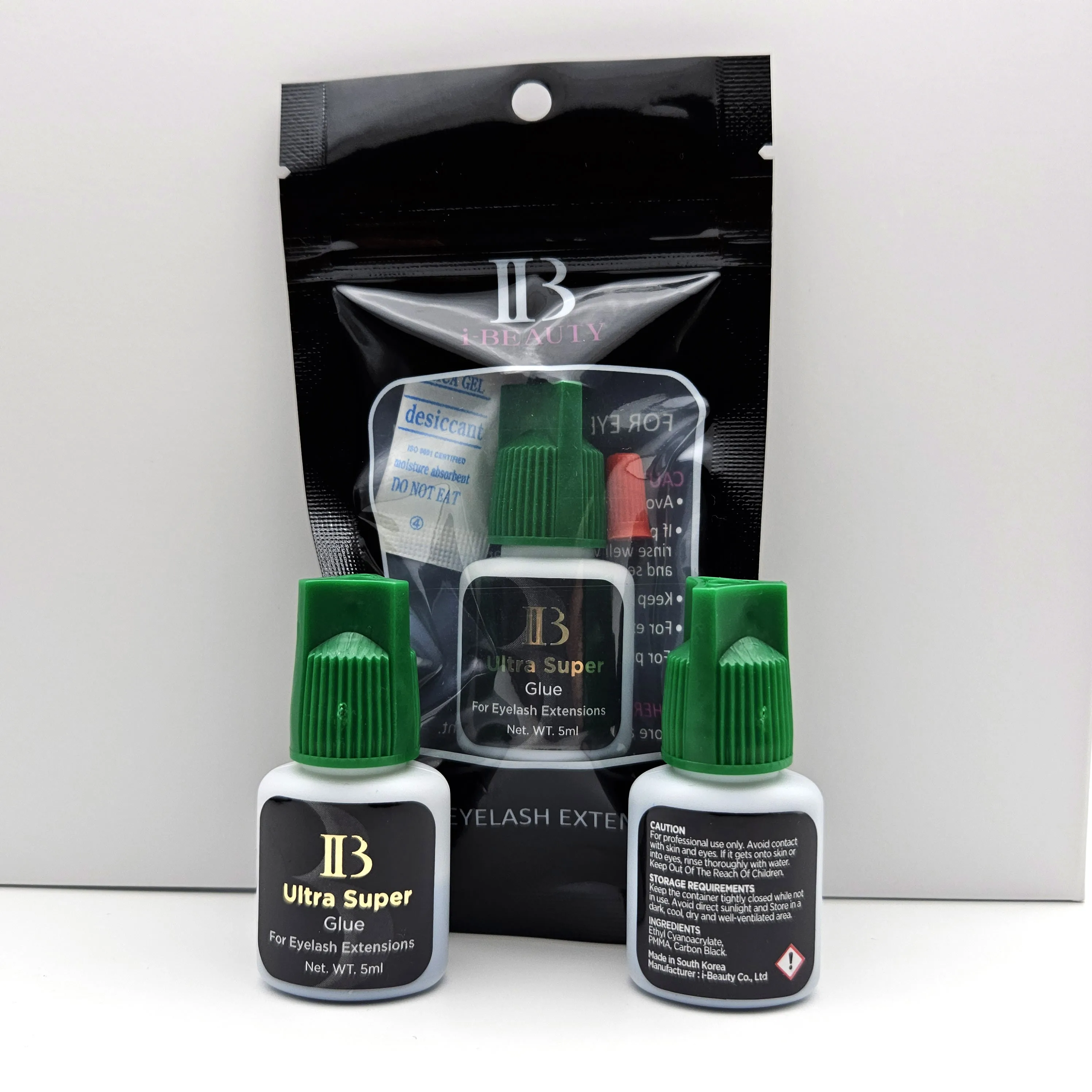 10Bottles/lot IB Ibeauty Eyelash Extension Original Korea Professional Individual Fast Drying Strong Lash Glue eyelash glue
