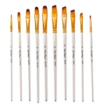 

Filbert Paint Brushes Set 5pcs Artist Brush for Acrylic Oil Watercolor Gouache Professional Painting Kits with Synthetic Nylon