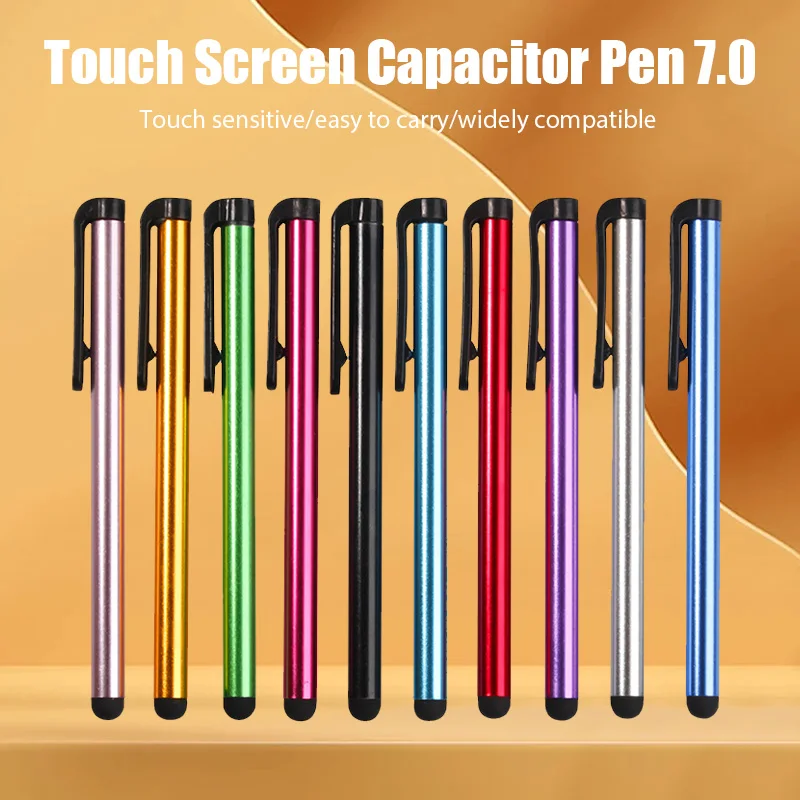 10Pcs Capacitance Universal Stylus Pen Mobile Phone Touch Screen Accessories Metal Capacitive Pen Tablet For Xiaomi Iphone