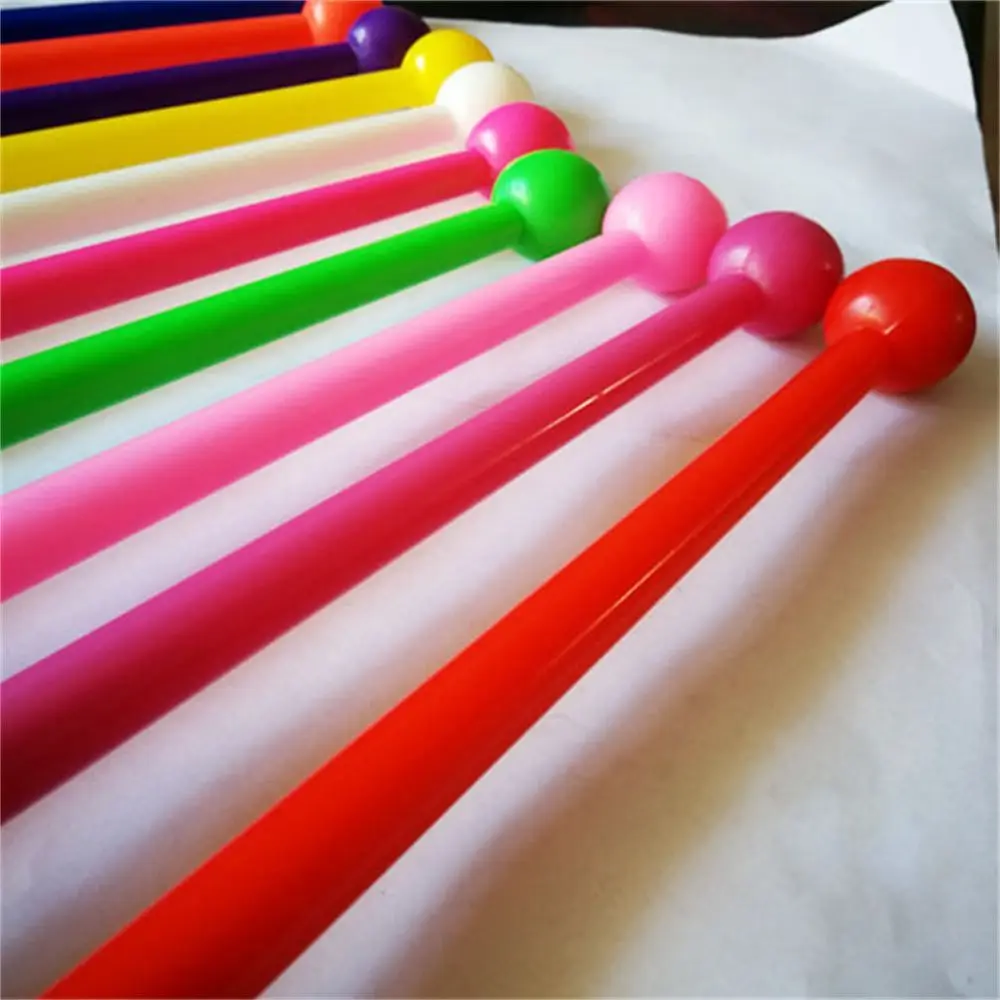 Competition Gymnastics Stick 38cm/45cm Lightweight Rhythmic Bar Plastic Bar Durable Rhythmic Gymnastics Children Adult
