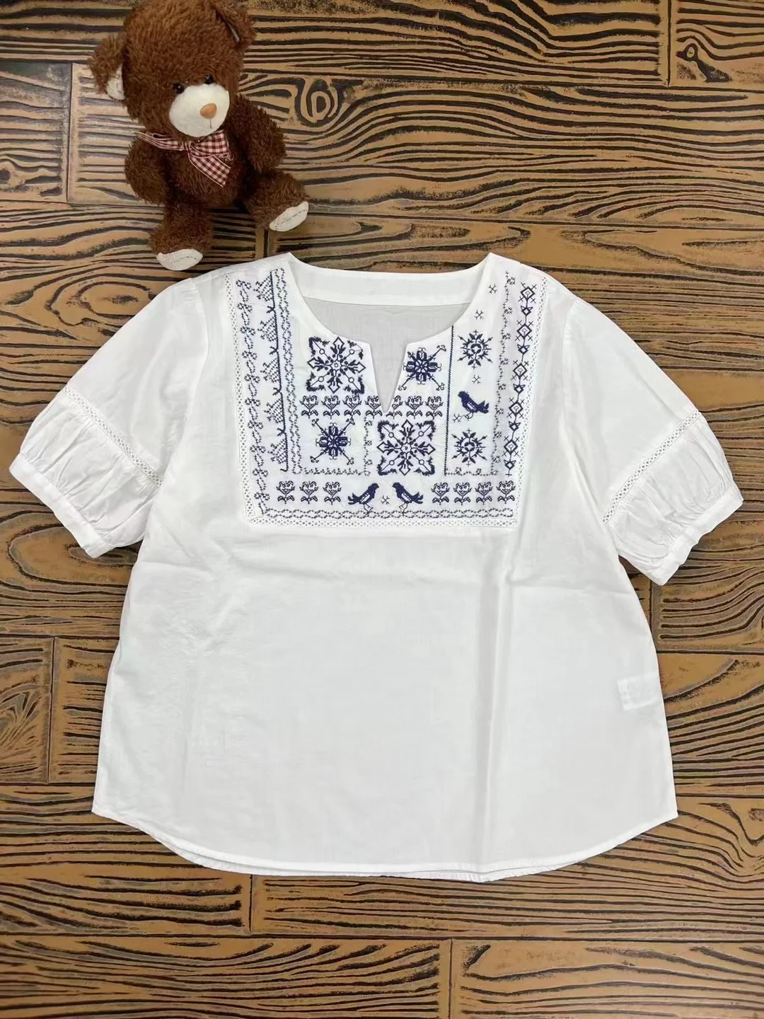 

Богемные рубашки и блузки в мексиканском стиле, винтажная Этническая хлопковая блузка с v-образным вырезом и вышивкой, рубашки в стиле бохо, топы