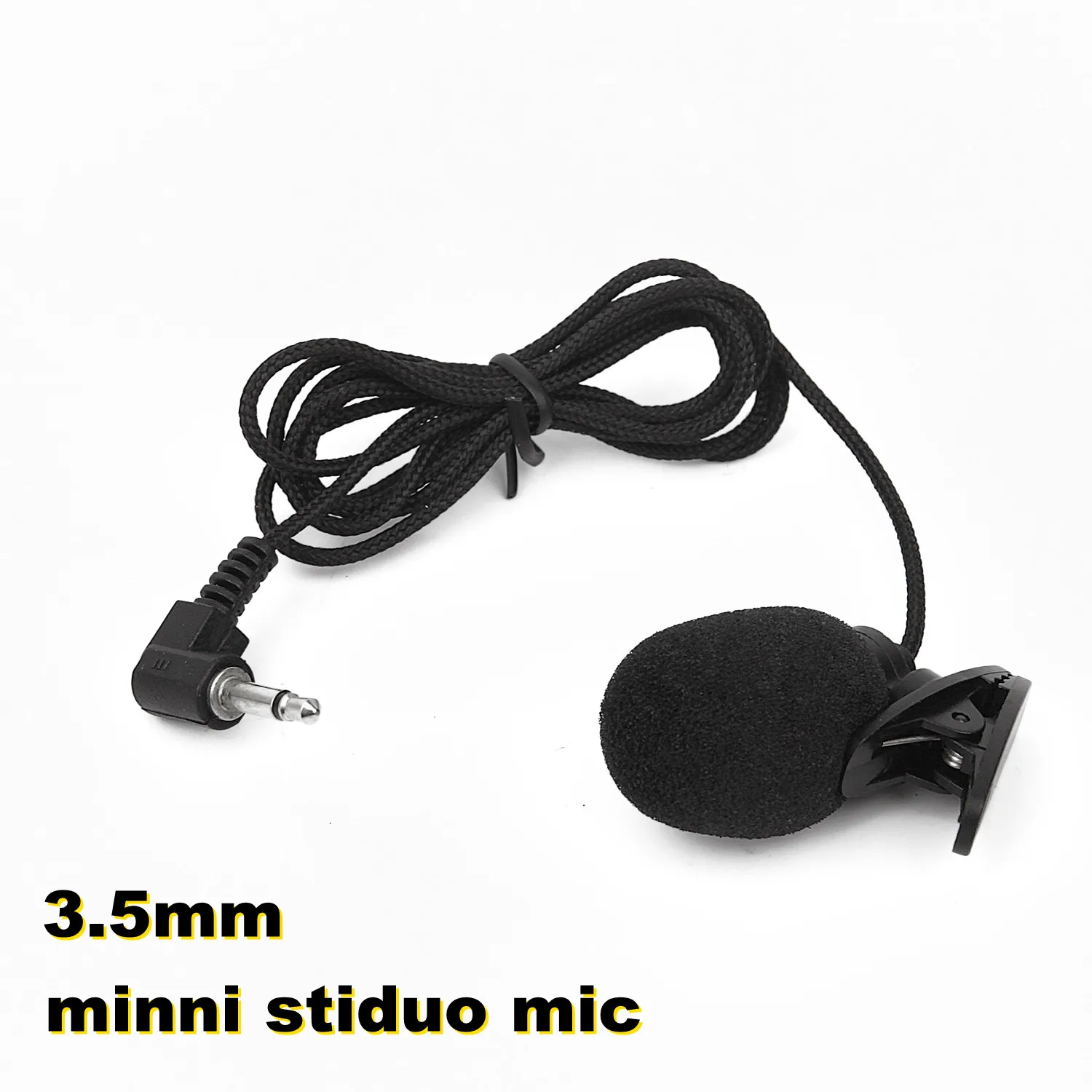 Mini Wired External 3.5mm Microphone Mini Studio Speech Mic Clip on Lapel Professionals Stage Mike for Loudspeaker 1pc/3pcs