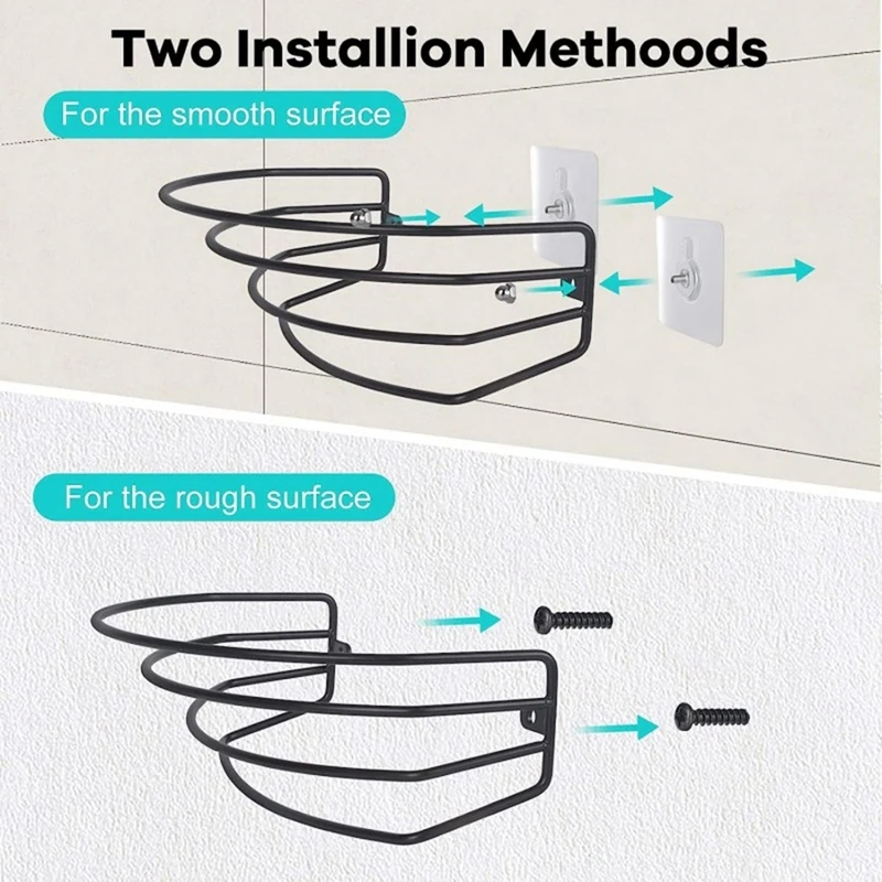2Pcs Wall Hat Rack For Wall, Door And Closet, Metal Hat Organizers For Baseball Caps, Ball Cap Holder 2