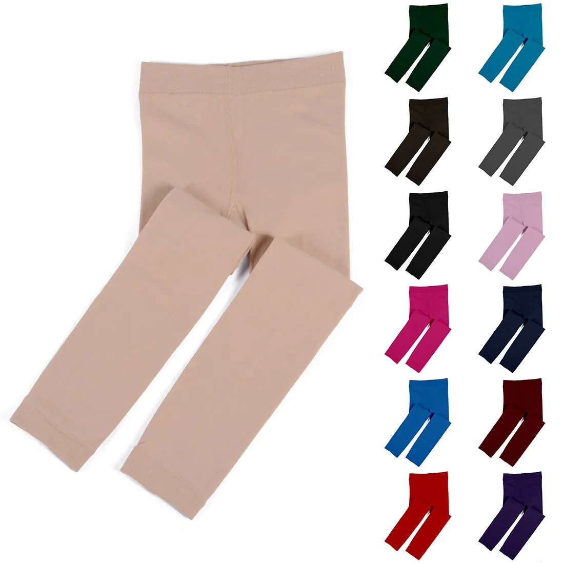 Baby Girls Fleece Leggings 3-12 Years girl leggings fleece pants kids tights kids middle pants Warm Pants Autumn Winter