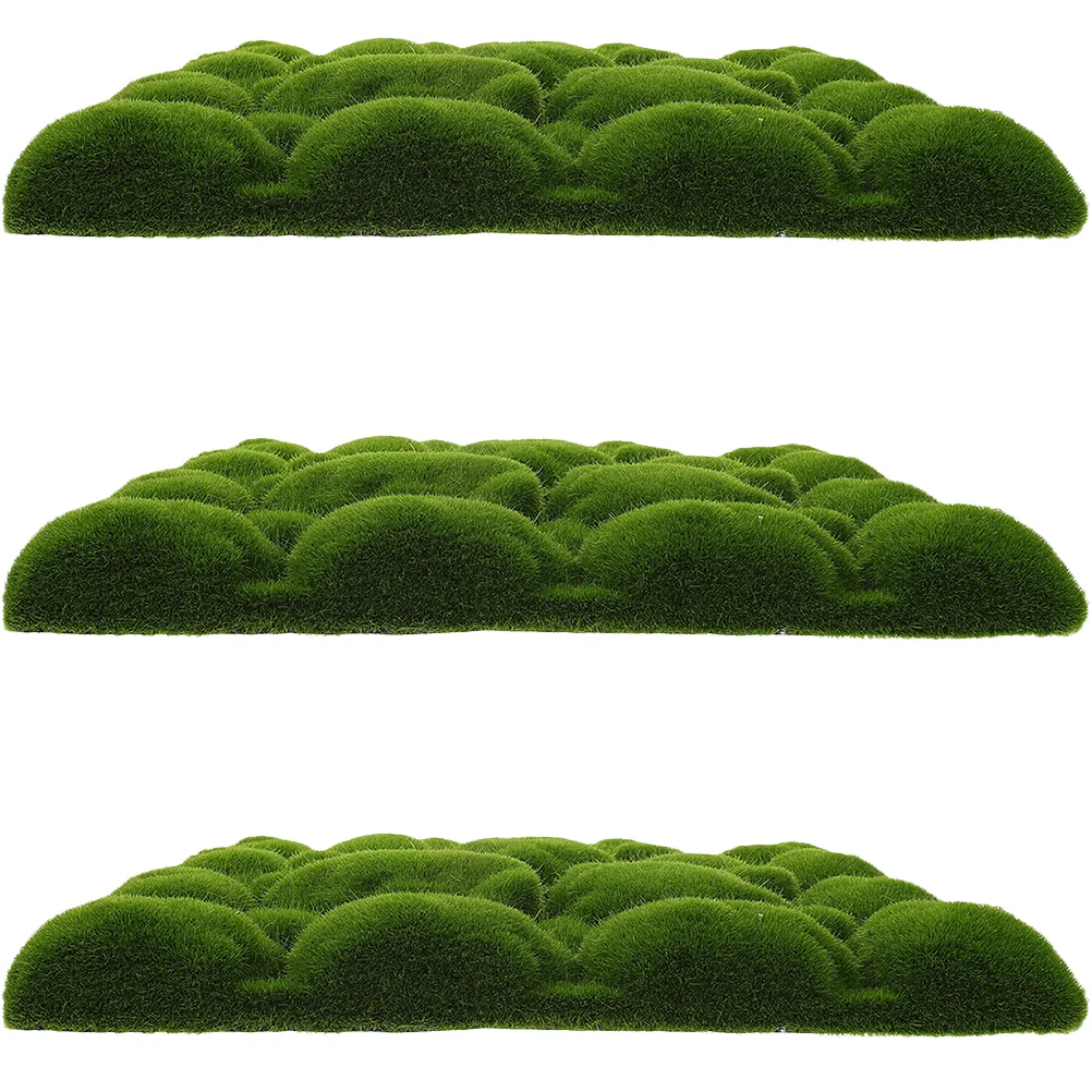 

3pcs Simulation Moss Foams Board Green Plants Wall Decoration Diy Wall Background
