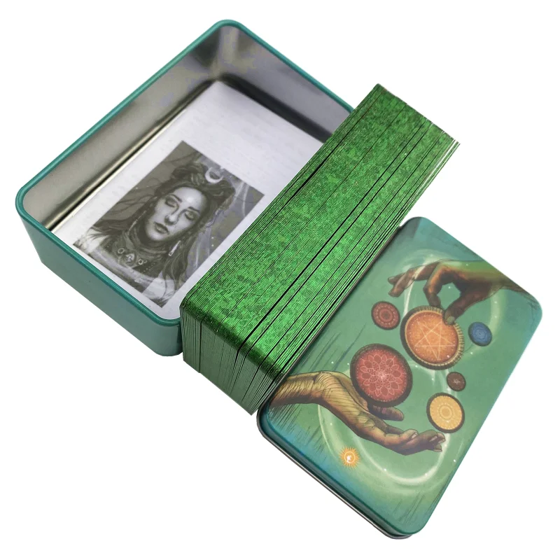 Healing Light Tarot | Light Shadow Tarot | Metal Healing Tool | Metal