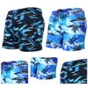 Terrific Swimming Trunks Eye-catching High Elasticity Quick Dry Sharp Printing Swimming Shorts 3