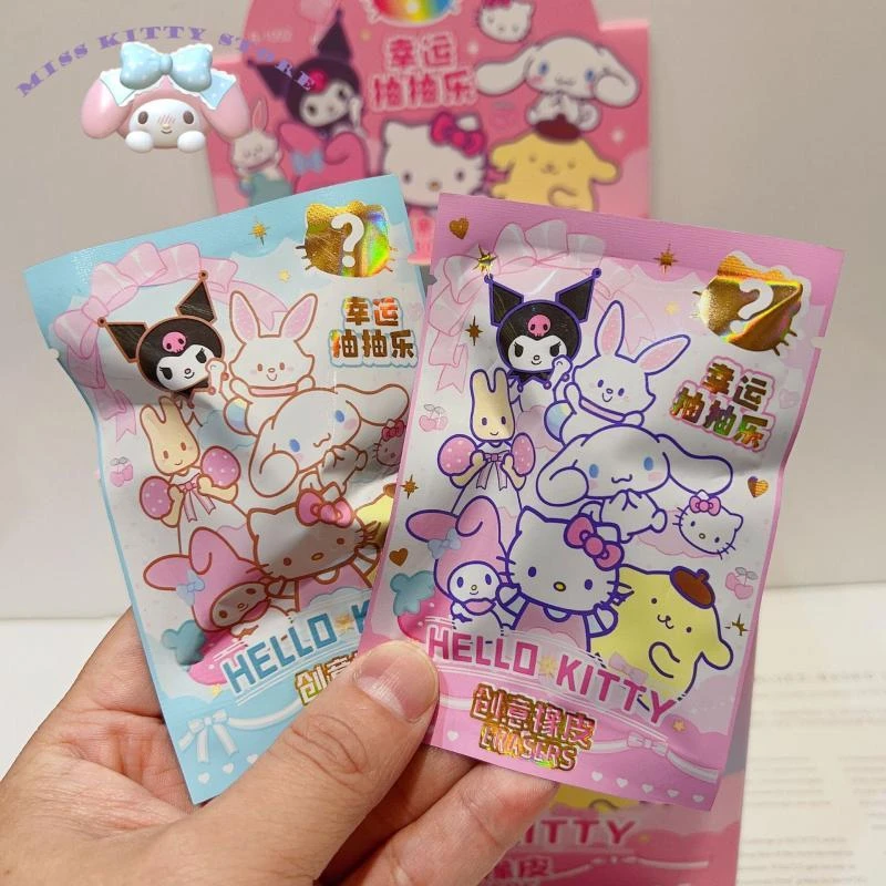 Sanrio Hellokitty Mymelody Cinnamoroll Pochacco Cartoon Eraser Blind Bag Cute Student Stationery