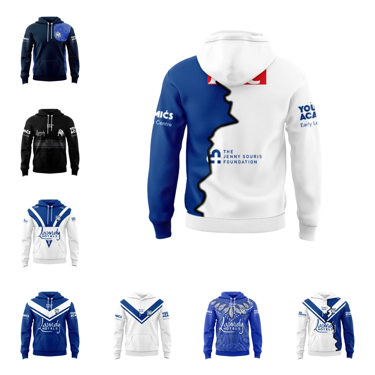 New Canterbury Bankstown Bulldogs Home/Home/Away Jersey, Rugby Jersey, Training Jersey-Hoodie