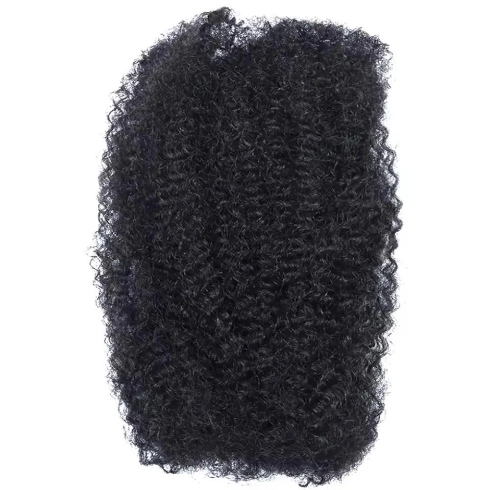 Afro Kinkys Bulk Human Hair for Dreadlock Extensions Loc Repair Braiding Twist Tight Afro Kinky Human Hair for Loc 1Packs 50/30g 2