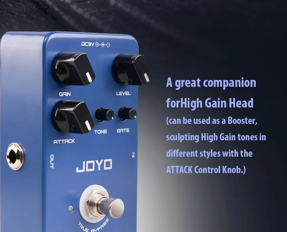 JF-23 ARGOS OVERDRIVE Guitar Pedal Argos Overdrive Tones Noise Reduction Circuit