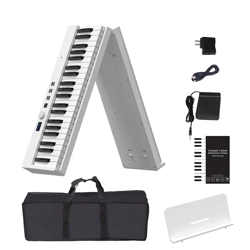 Folding Piano 88 Keys Adult Electronic Piano Beginners Midi Controller Musical Keyboard Professional Portable Electric Organ