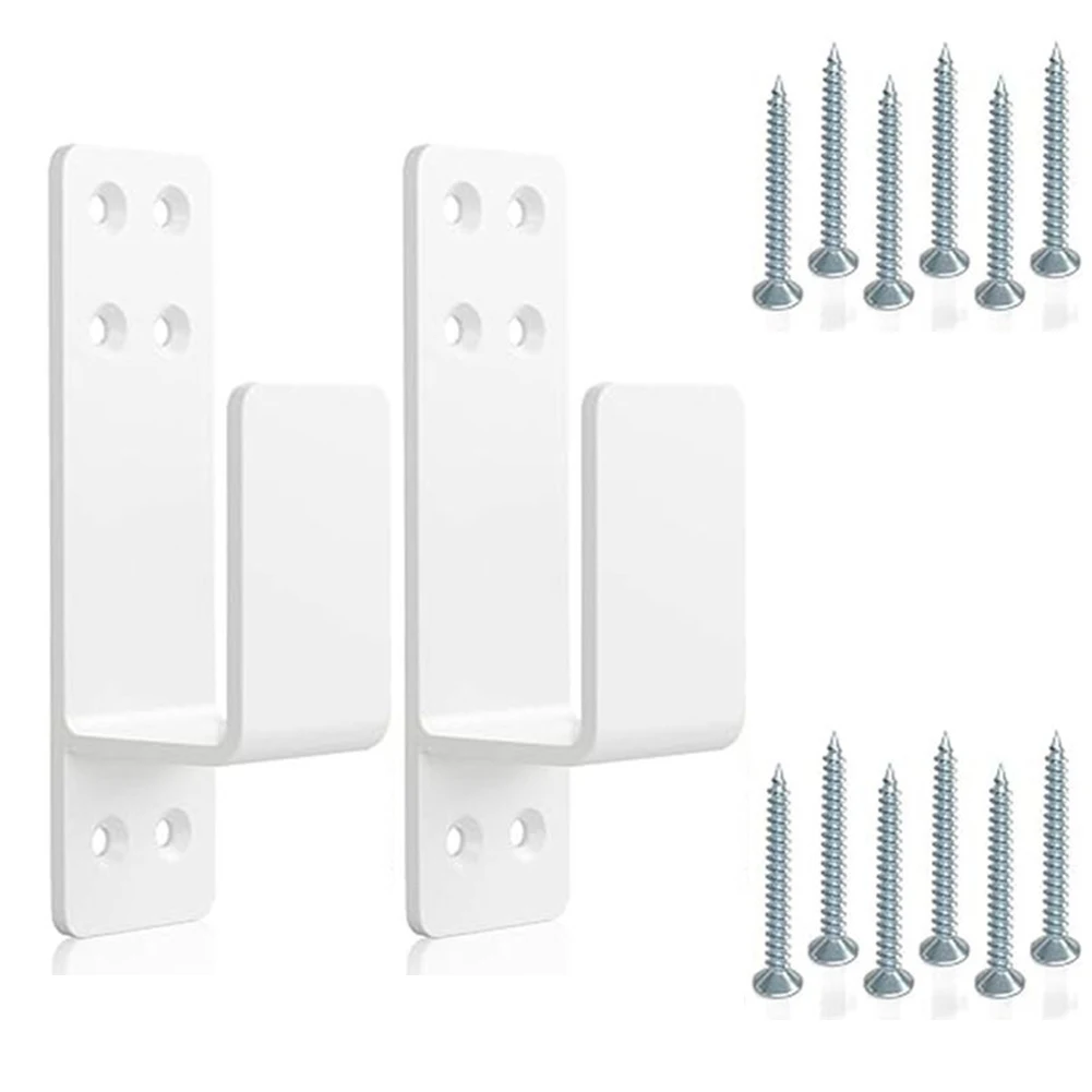 

Door Barricade Brackets 2 Pack Drop Open Bar Holder For Home Security Door Closers Barricade Bracket Hardware Home Improvement