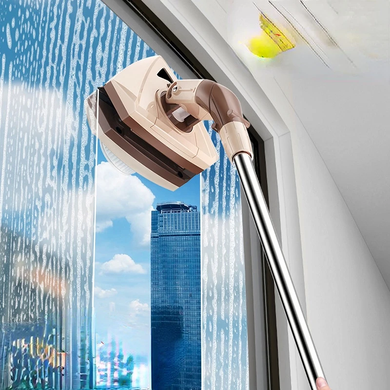 

Household thick window device, upper layer window brush double-sided cleaning and cleaning tool outside the window