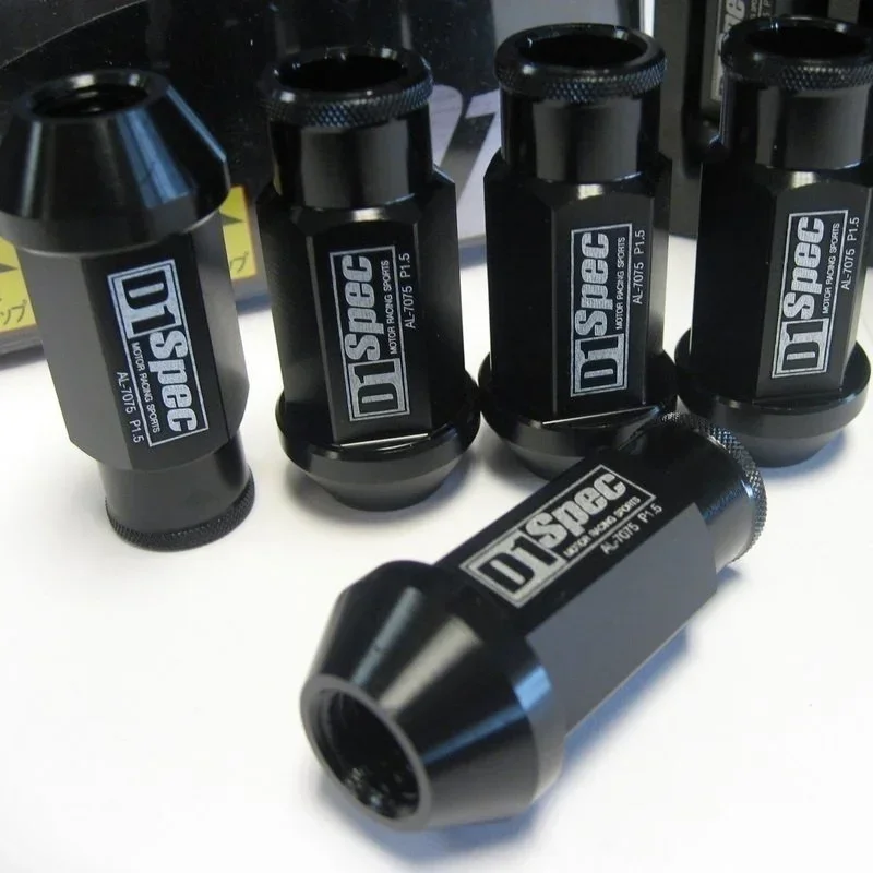 20 pcs/set Wheel Lug Nuts JDM Car Racing Aluminium alloy Screw M12x1.5/1.25 Length 50mm//35mm