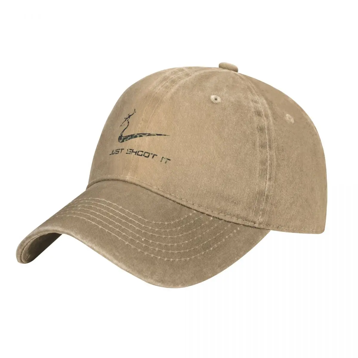 

Just Shoot It - Deer Stripes Cowboy Hat Christmas Hats Women'S Cap Men'S