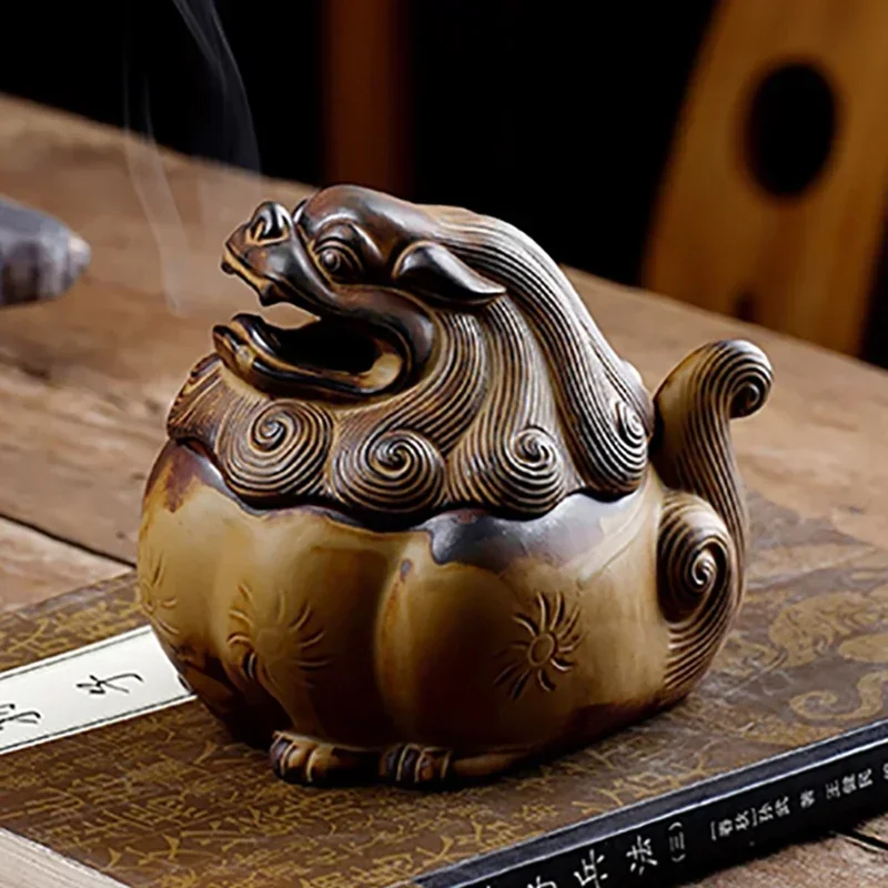 

Outdoor Diffuser Incense Burner Office Decoration Home Stand Incense Burner Ceramic Table Porte Encens Outdoor Decor FY40XP