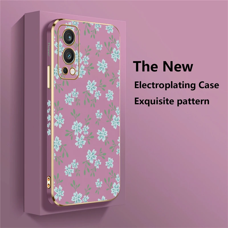 Floral Shockproof Soft Silicone Phone Case