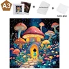Wooden Jigsaw Puzzle Family Assembly Party Game Holiday Wall Decor Wooden Jigsaw Nano glue can be pasted Puzzle 4