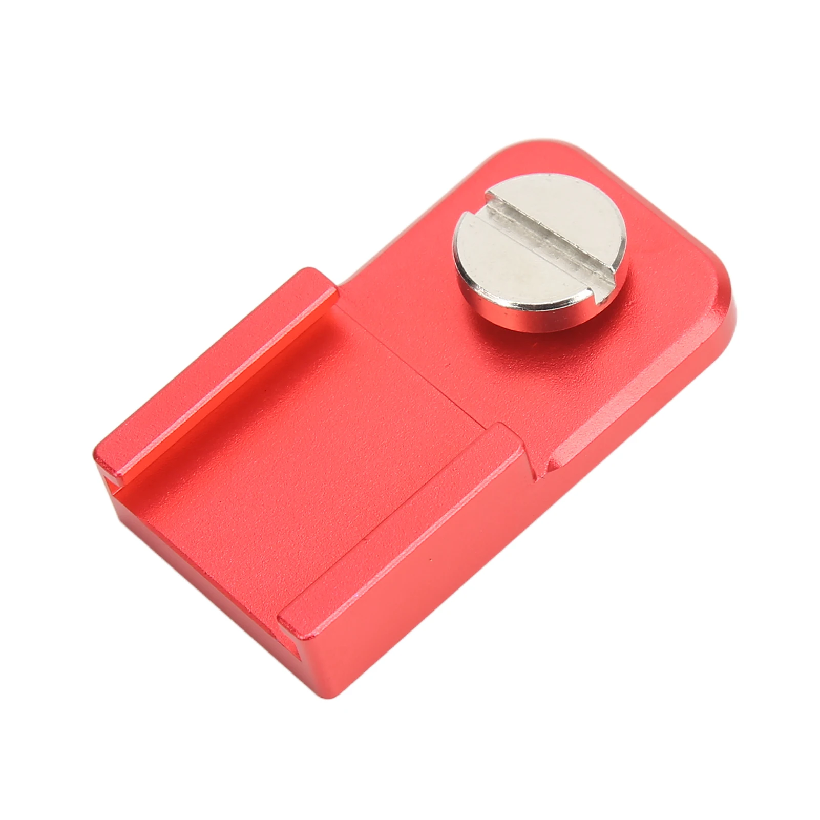 1/4인치 나사가 있는 알루미늄 합금 콜드 슈 마운트 어댑터, 카메라 마이크 및 조명용 액세서리