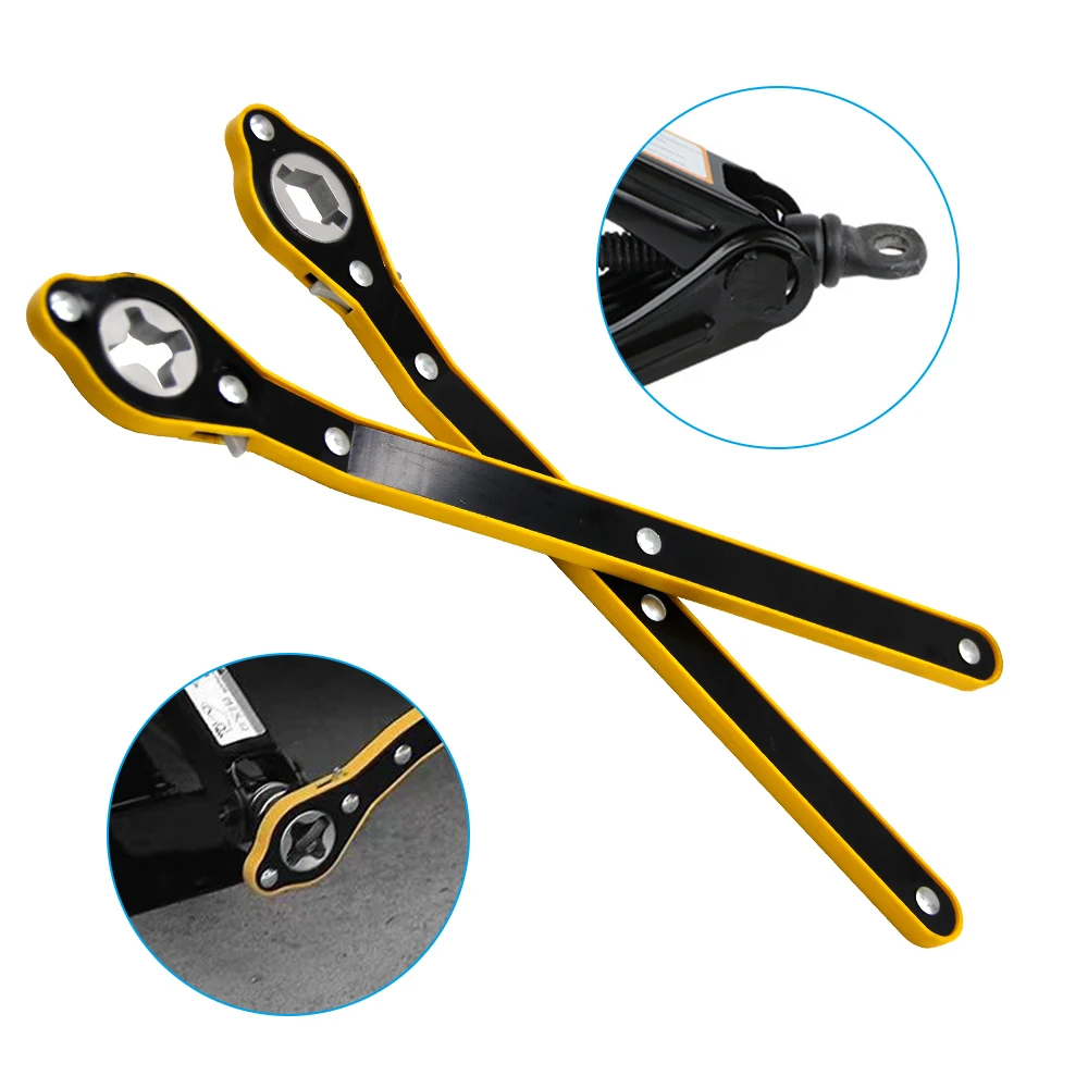 Car Mounted Small Car Universal Crank Handle Accessories with CAR Tools Car Jack Handle Lever Labor-saving Wrench Tool 4