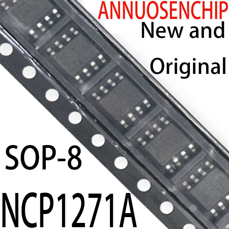 Новые и оригинальные 1271A SOP-8 NCP1271A 50 шт. | Электронные компоненты принадлежности