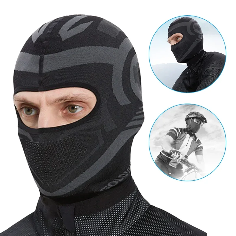 

Breathable Headgear Motorcycle Balaclava Summer Windproof Sunscreen Cycling Sports Full Face Mask Soft Headgear for Men Women