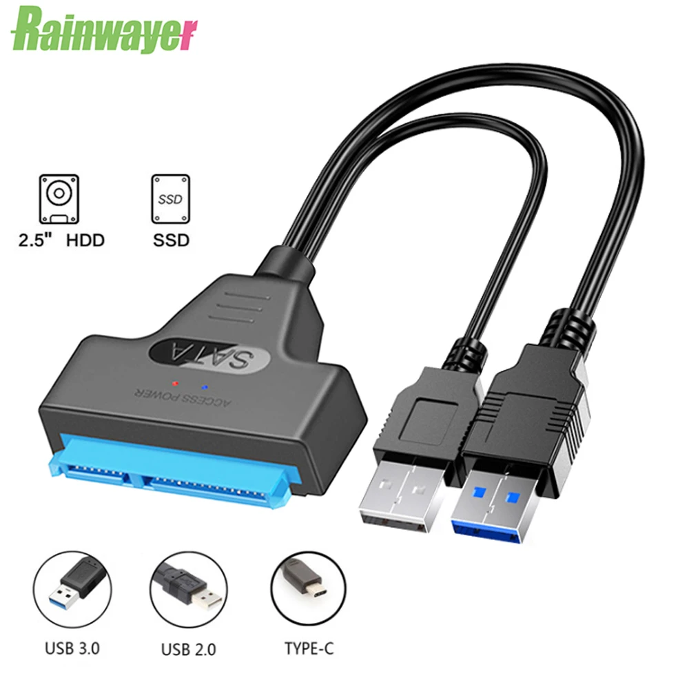 Computer Cables 1pc USB 3.0 SATA 3 Cable Sata to USB Adapter Up to 5 Gbps Support 2.5 Inches External SSD HDD Hard Drive Sata III Cable Cable Length: Other Computer Cables 1pc USB 3.0 SATA 3 Cable Sata to USB Adapter Up to 5 Gbps Support 2.5 Inches External SSD HDD Hard Drive Sata III Cable Cable Length: Other