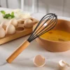 12Pcs/Set Silicone Kitchen Utensils With Storage Wooden Handle Bucket High Temperature Resistant And Non Stick Pot Spatula Spoon 6