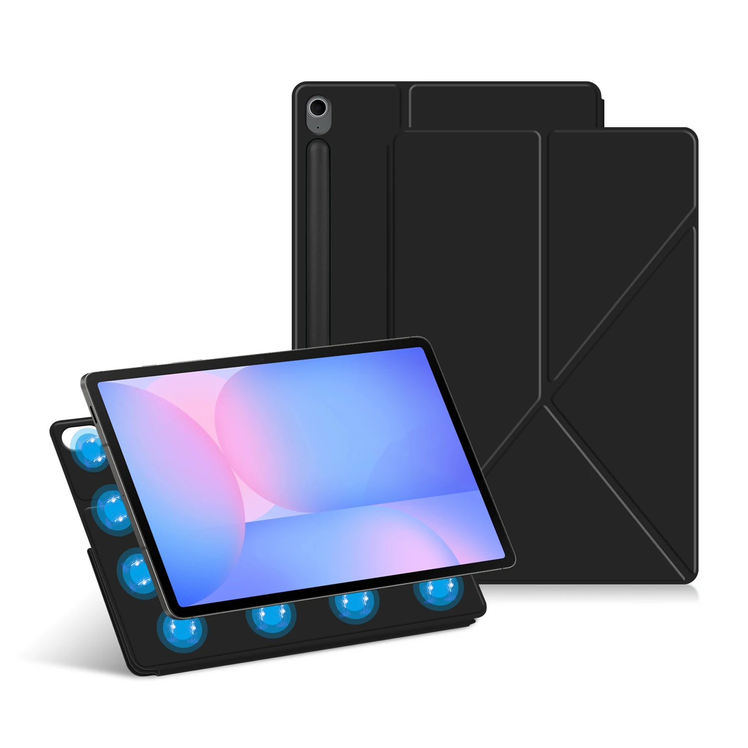 Magnetic Tablet Stand Smart Cover - Premium Protective Case with Stand Functionality