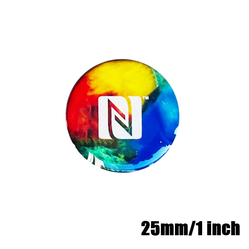 Enhanced RFID NFC Epoxy Passive Contactless Social Media Sticker