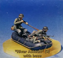 Résine moulée à l'échelle 1/35, modèle militaire américain de la seconde guerre mondiale, Kit d'assemblage (2 figurines) non peintes, livraison gratuite 
