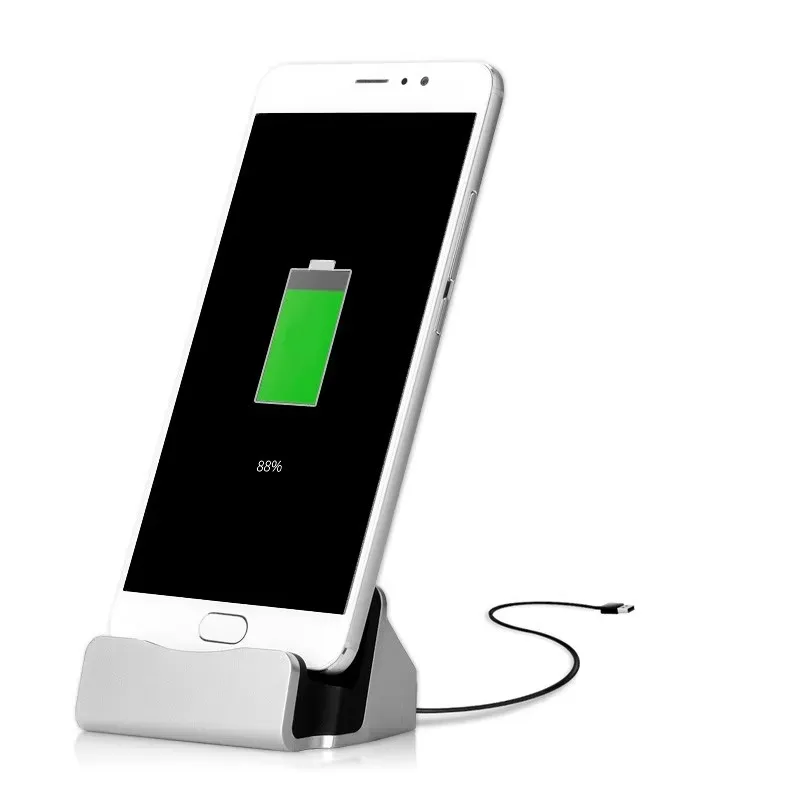 ตัวเลือกสินค้า แท่นชาร์จแบบตั้งโต๊ะ USB-C พร้อมที่วาง ชาร์จได้หลายรุ่น