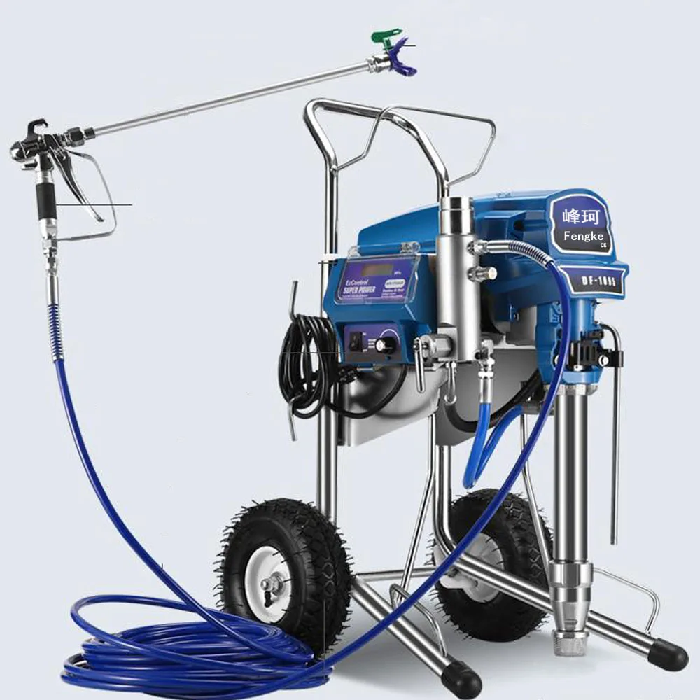 Professional Piston Pump Spray Gun Working Airless Spraying Machine