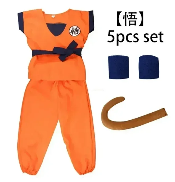 thumbnail image 1 of Dragon Ball Anime Costume Son Goku Gui Cosplay Clothing Children'S Day Halloween All Saints' Day Performance Outfit Adult Cute, 1 of 5