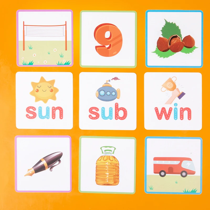 Wooden CVC Word Spelling Games, 2 in 1 Mathematical Operations And Alphabet Spelling Toys, Montessori Toy for Preschool Kids 2