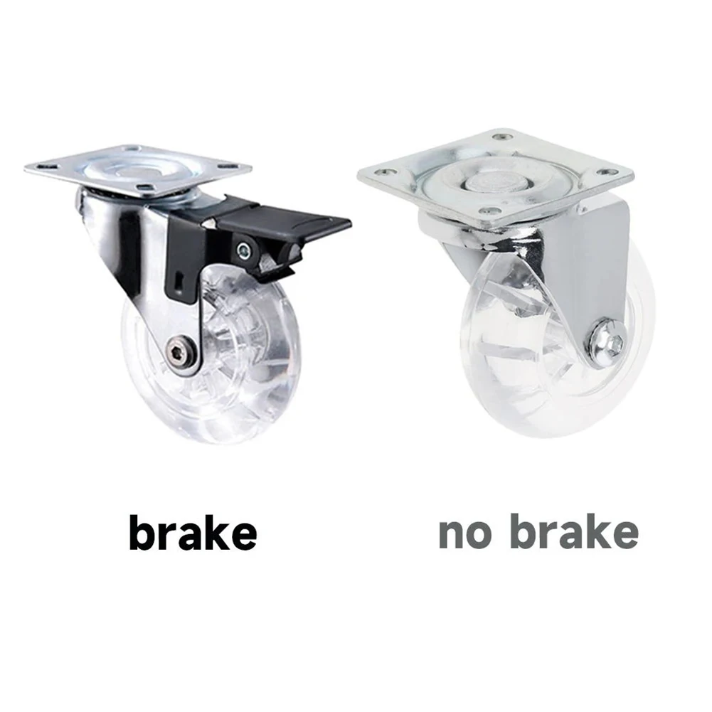 Description Picture 3 of item4Pcs Swivel Casters Heavy Duty Furniture Caster Wheel Castor Silent Trolley Wheels For Table Chair Sofa Accessory