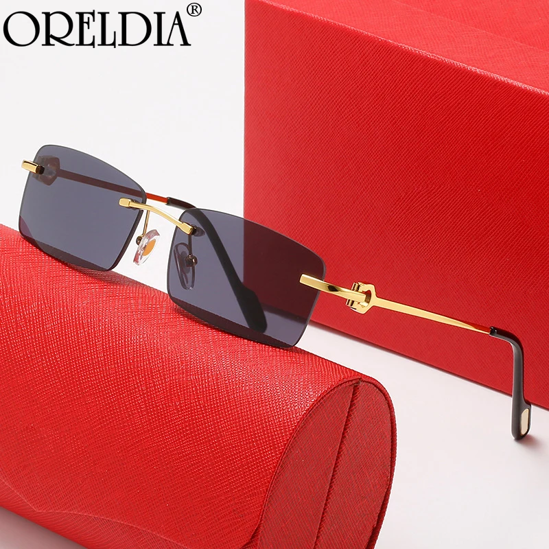 Gafas De Sol Rectangulares Sin Montura Para Mujer Y Hombre | Meses Sin