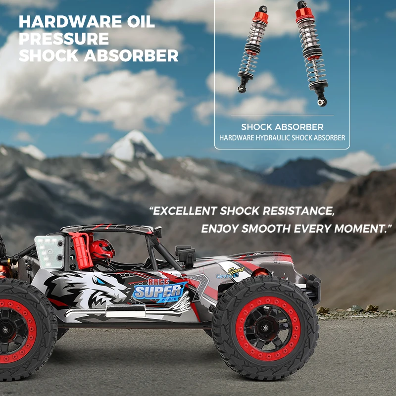 WLtoys 124028 RCī 1:12 60KM/H 4   ڵ LED  帮Ʈ  4x4 ε  (  ̿)