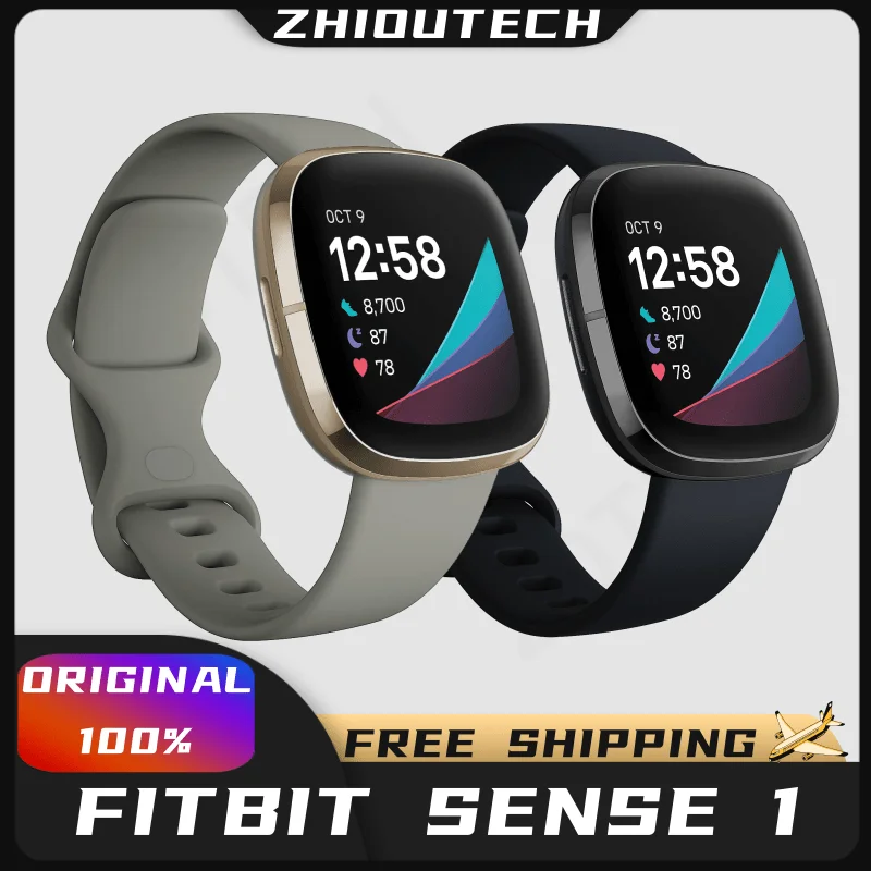 Original Fitbit Sense Smart Watch Esporte Fitness GPS Smartwatch