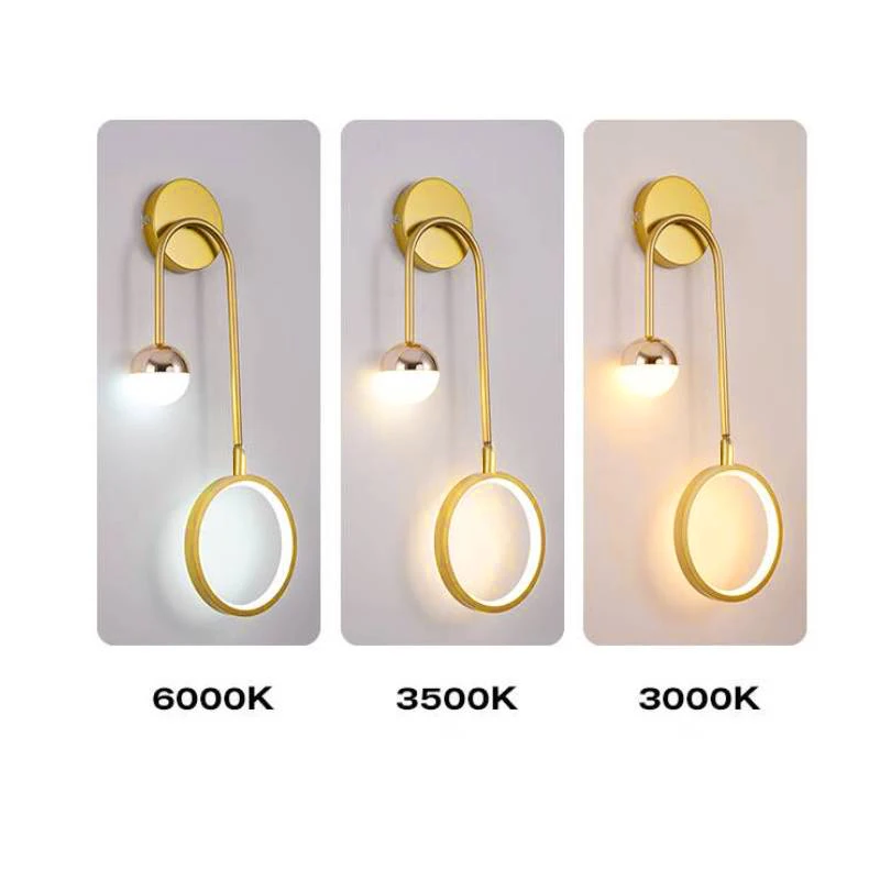 Modern Wall Lamp Retro Minimalist Background Light Stairwell Aisle  Personalized Bedroom Bedside Nordic Creative Led  Wall Lamps bathroom wall lights