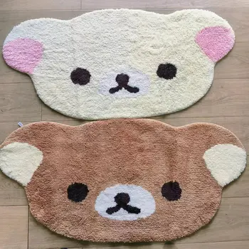 Kawaii Rilakkuma & Korilakkuma Tufted Cartoon Rug 1