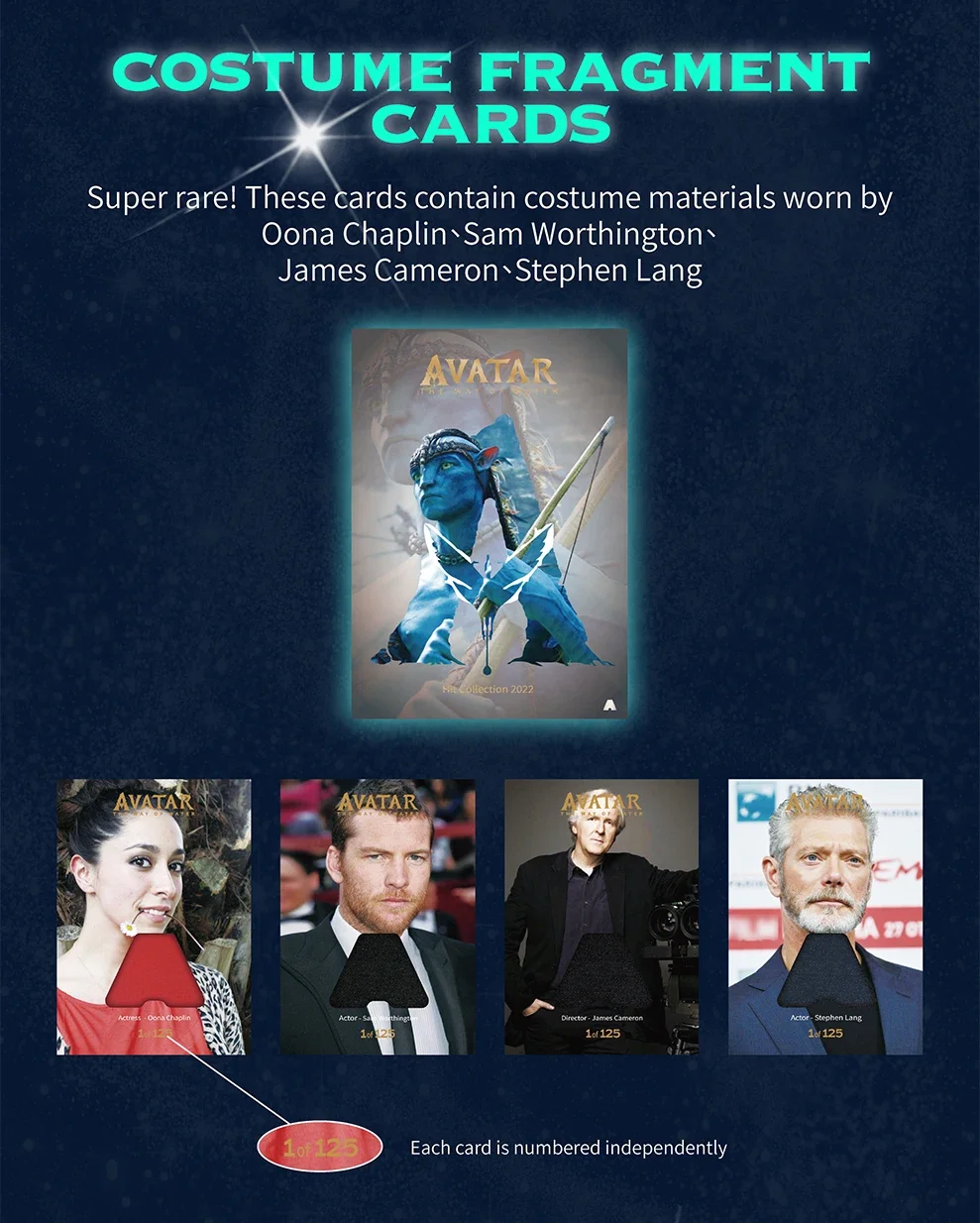 Avatar Card The Avatar Water Way Cards Science Fiction Film Character Limited Edition Card For Children Birthday Festive Gifts 4