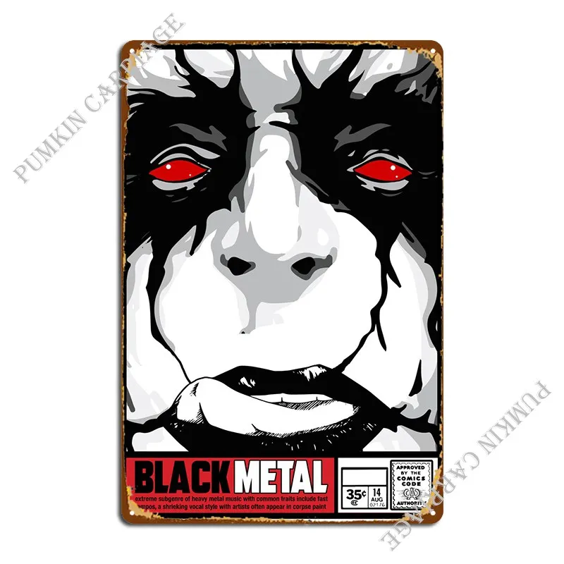 

Black Metal Metal Plaque Garage Party Cinema Retro Tin Sign Poster