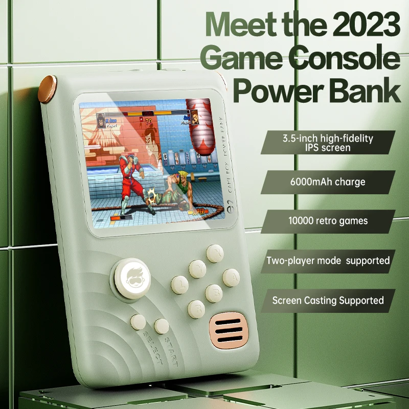 

Handheld Game Console, Power Bank, Tens of Thousands of Classic Games, Insertable Tf Card Archive Exquisite Gifts Game Console