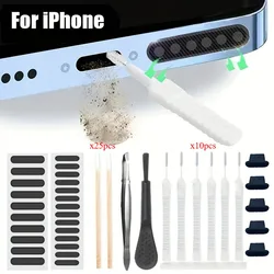 Comprehensive 66 - Piece Phone Cleaning Tool Kit with Dust Remover Brush for Charging Port and Speaker Maintenance (66Pcs for iPhone)