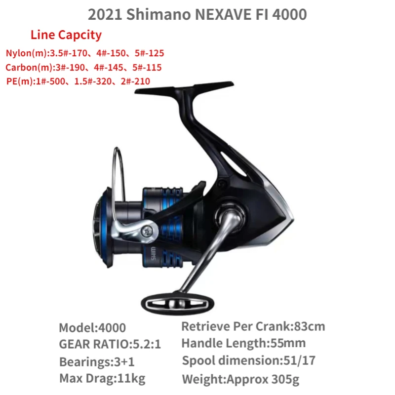 Moulinet Shimano Nexave 2500HG