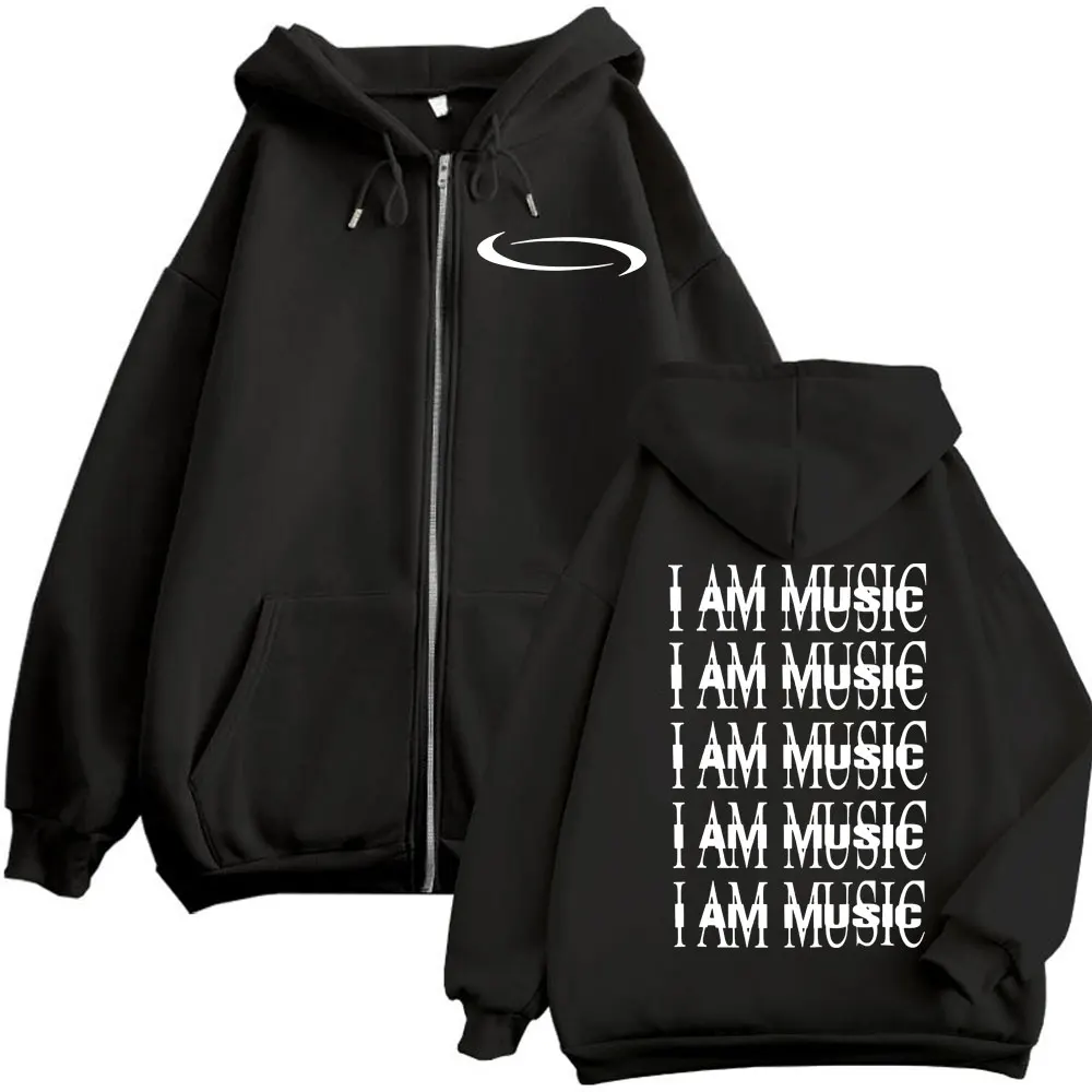 Rapper Playboi Carti I AM MUSIC Zipper Hoodie Men's Women Clothing